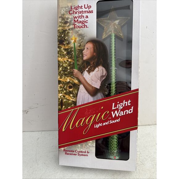 New Magic Light Wand Christmas Remote Control & Receiver W/Light and Sound - Picture 2 of 8